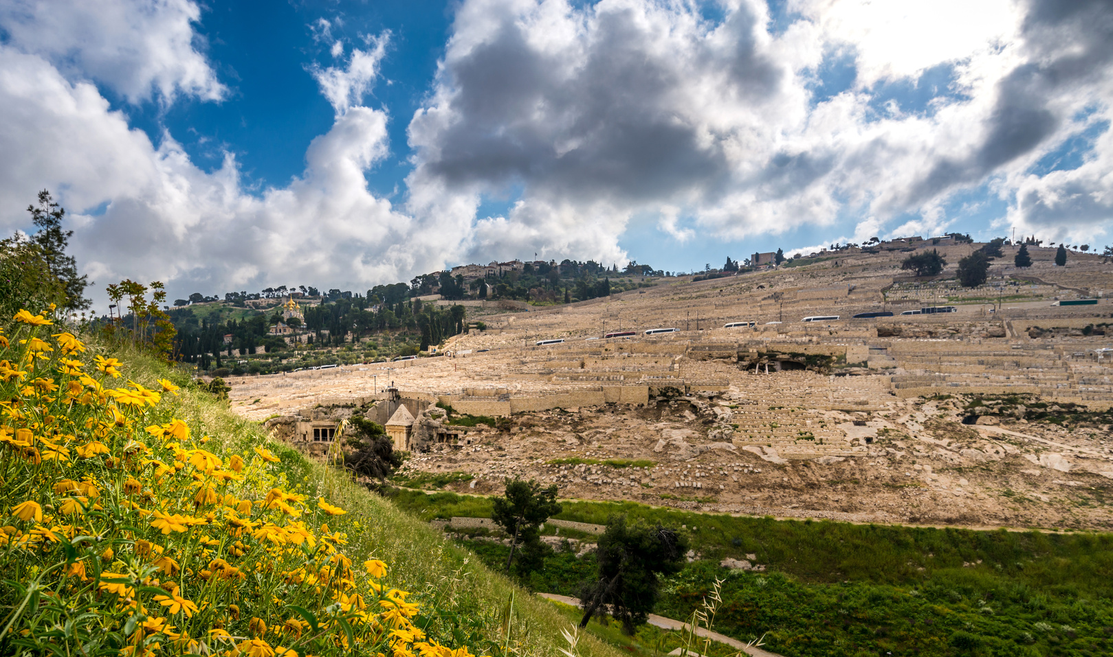 Kidron Valley and Mount of Olives